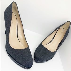 Nine West Gray Wise Up 2 Pumps Size 8.5M